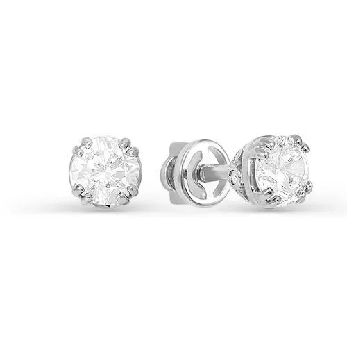 Серьги с052087 Серебро Фианит 1,69 