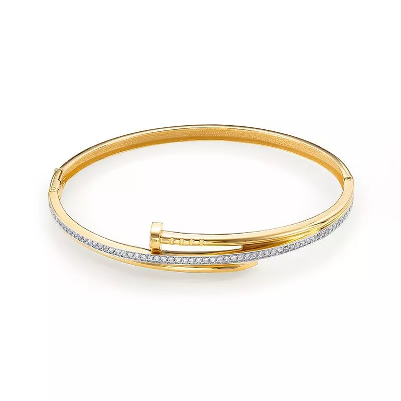 Браслет л7704942 Золото Фианит 9,72 Cartier style