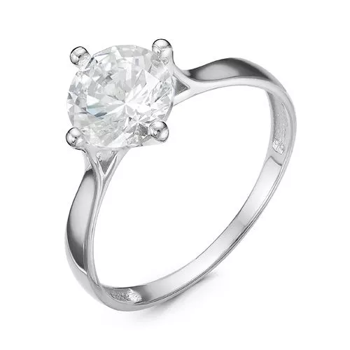 Кольцо с116649 Серебро Фианит 1,34 Marry me