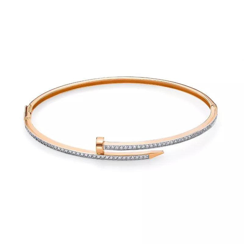 Браслет 7704927 Золото Фианит 7,51 Cartier style