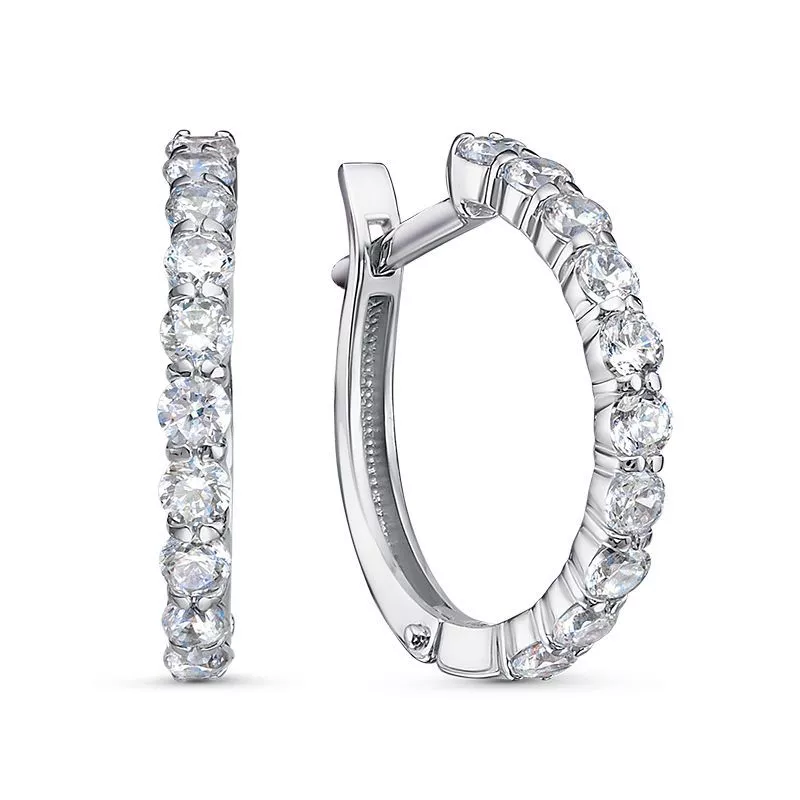 Серьги с1202403 Серебро Фианит 2,92 InStyle