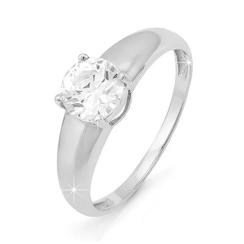 Кольцо с112084 Серебро Фианит 1,55 