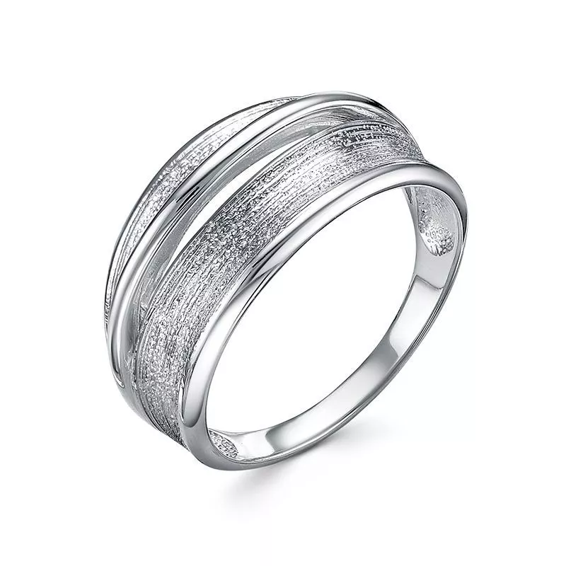 Кольцо с1102003 Серебро Без вставок 2,77 Flora