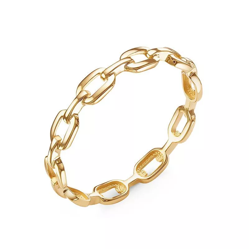 Кольцо л2103616 Золото Без вставок 1,06 CHAIN
