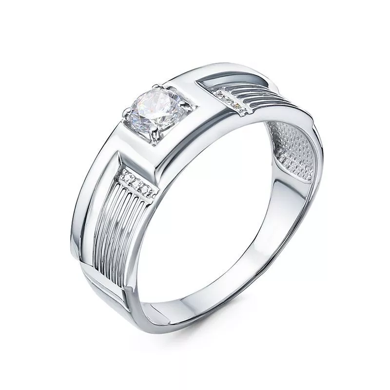 Кольцо с1101027 Серебро Фианит 2,34 SINGLE