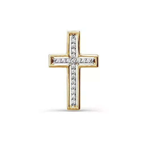 Крест БР080176 Золото Бриллиант 1,13 