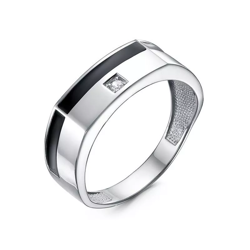 Печатка с0404120 Серебро Фианит 3,44 DELTA MEN NEW