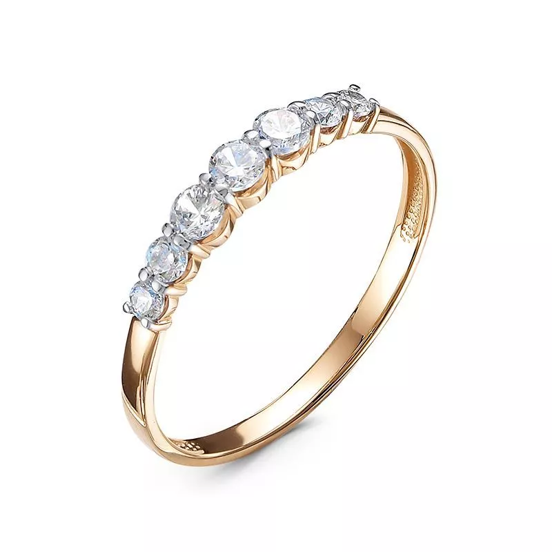 Кольцо 1102905 Золото Фианит 1,31 InStyle