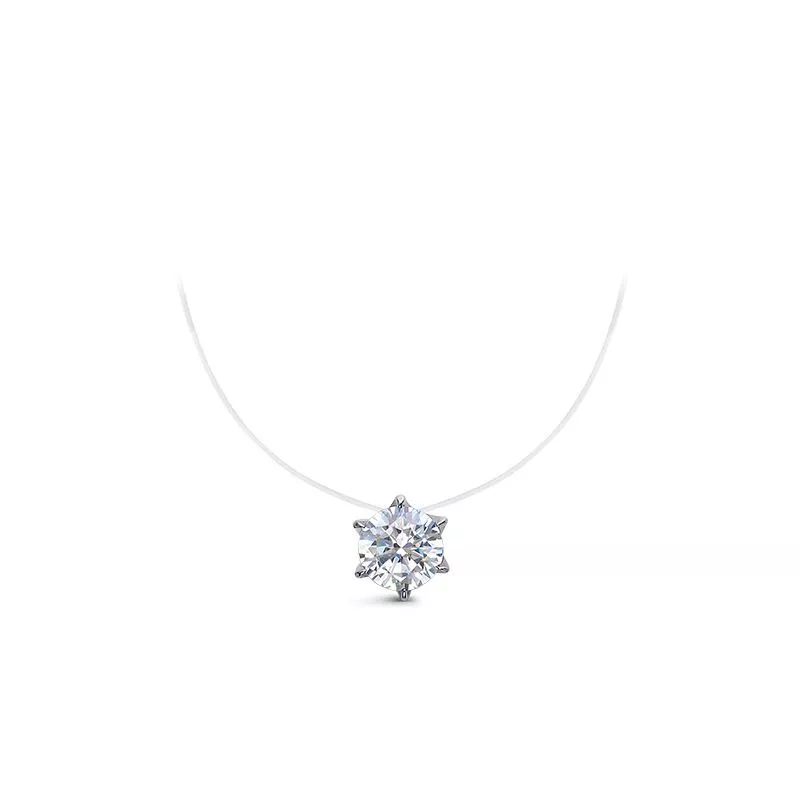 Колье с0701642 Серебро Фианит 1,09 T-collection
