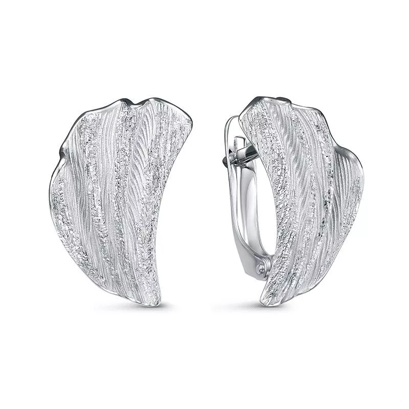 Серьги с2203763 Серебро Без вставок 3,47 Flora