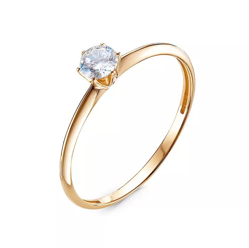 Кольцо 1101540 Золото Фианит 0,93 T-collection