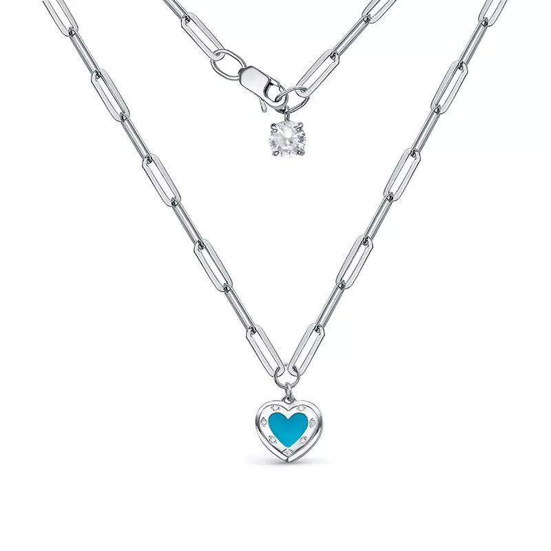 Колье с0705140/40 Серебро Фианит 4,14 T-collection