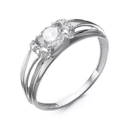 Кольцо с116760 Серебро Фианит 1,37 Light