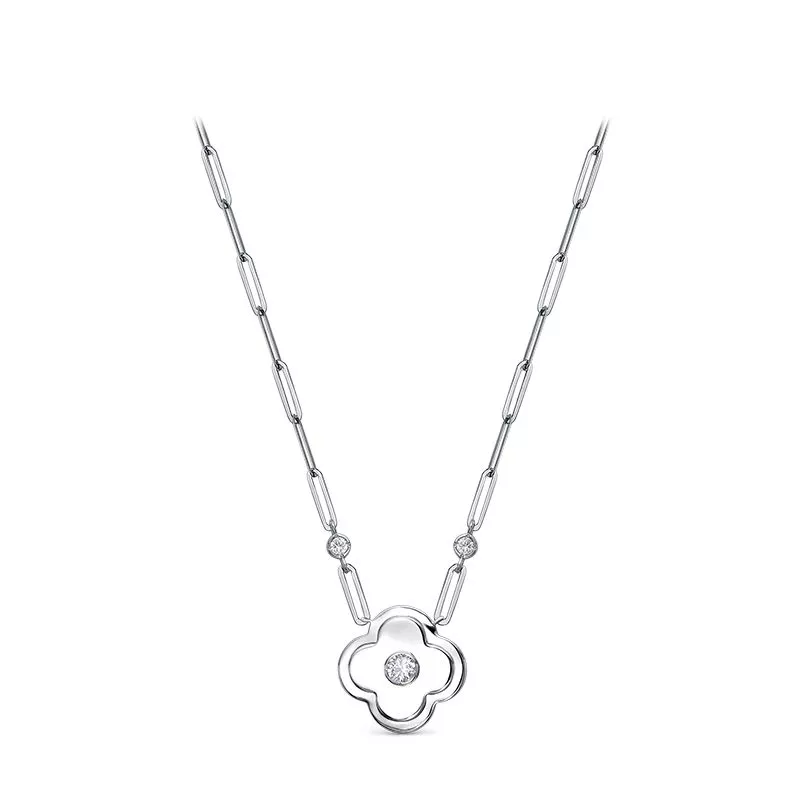 Колье с0704546/45 Серебро Фианит 5,79 Violet