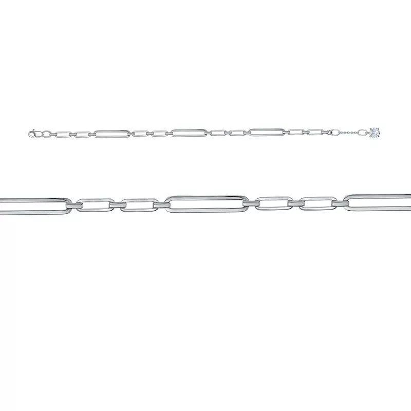 Браслет б7704592/18,5 Золото Фианит 2,84 CHAIN