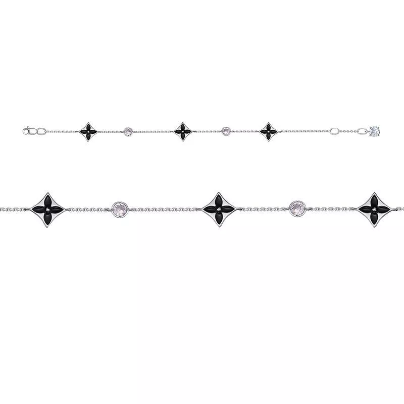Браслет с7704750 Серебро Фианит 2,25 LV Lock
