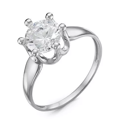 Кольцо с116633 Серебро Фианит 1,58 Marry me