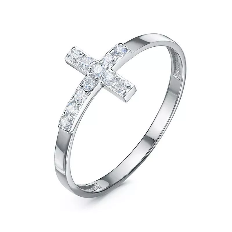 Кольцо б1104809 Золото Фианит 1,05 MUST HAVE