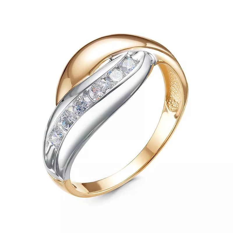 Кольцо 1102997 Золото Фианит 2,52 PRESTIGE(PLUS SIZE)