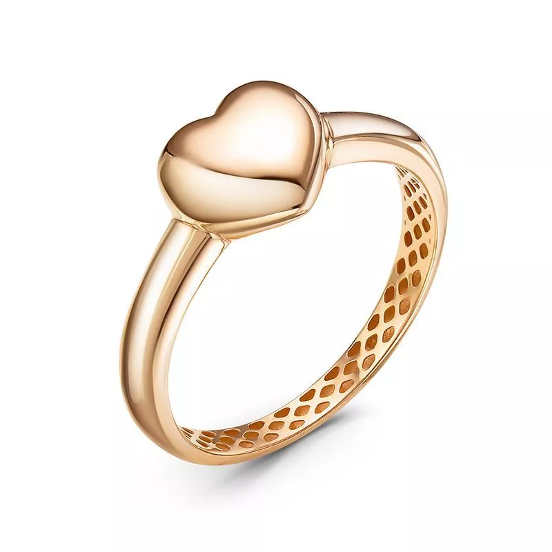 Кольцо дф1101674р Золото Без вставок 1,28 DELTA LUXE LOVE