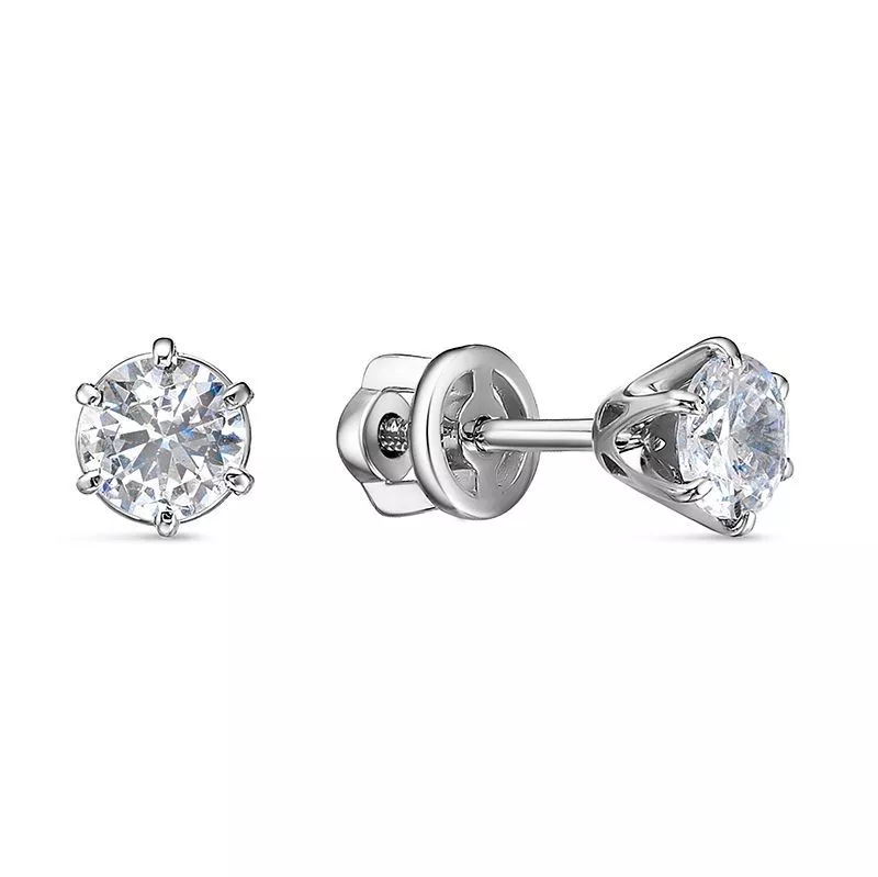 Серьги БР150162б Золото Бриллиант 1,32 FASHION DIAMONDS