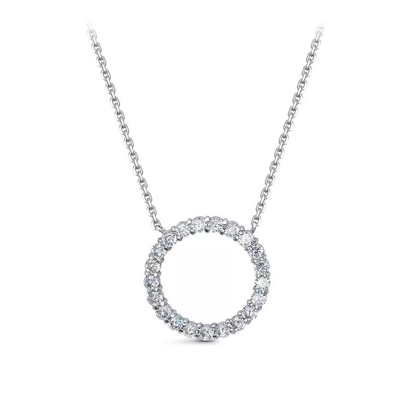 Колье с0704054 Серебро Фианит 3,05 InStyle
