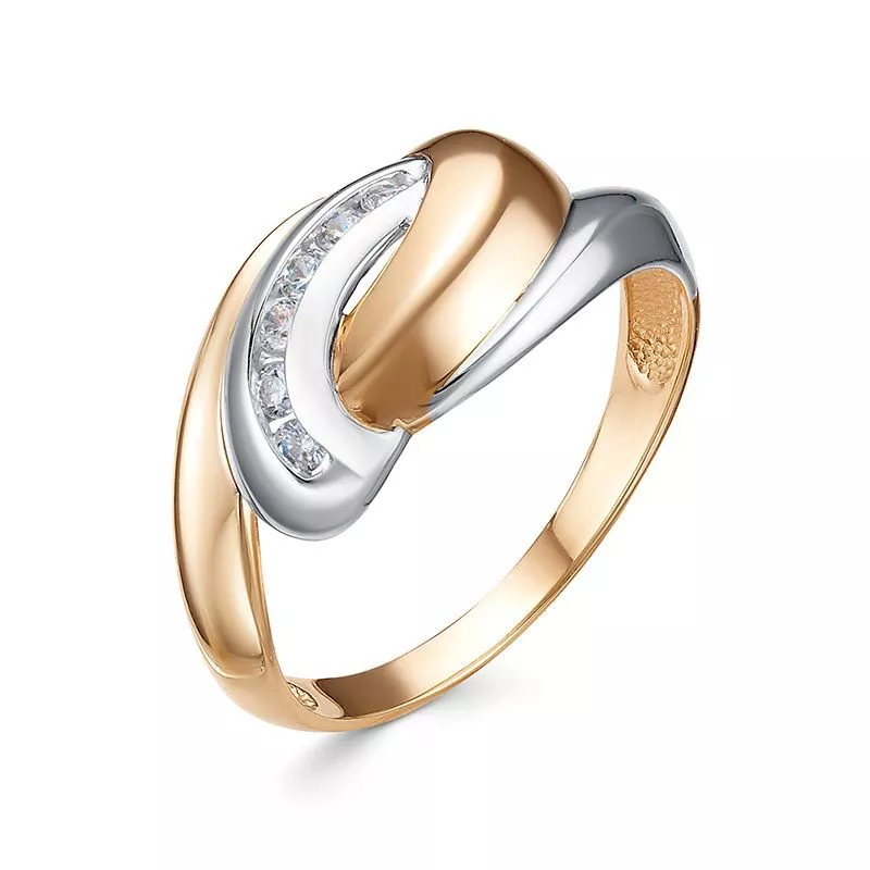 Кольцо 1102998 Золото Фианит 2,33 PRESTIGE(PLUS SIZE)