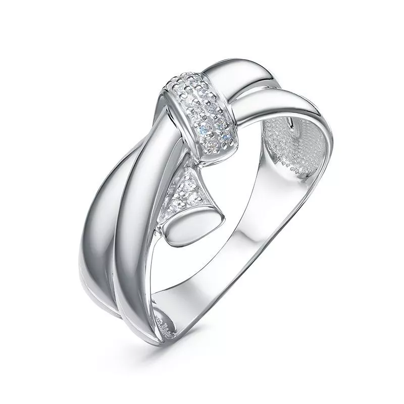 Кольцо с1105368 Серебро Фианит 2,24 T-fashion