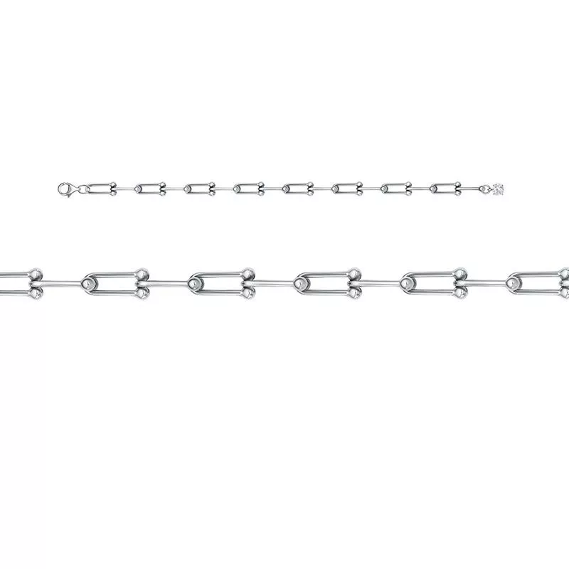 Браслет с7703617/17,0 Серебро Фианит 4,56 MUST HAVE