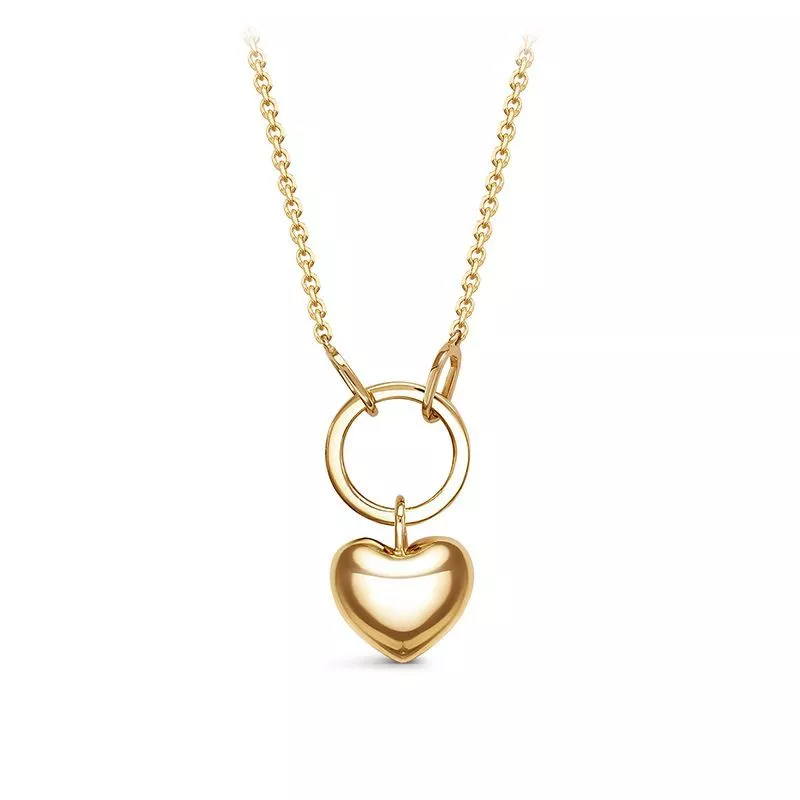 Колье дф0701689рл Золото Фианит 3,6 DELTA LUXE LOVE