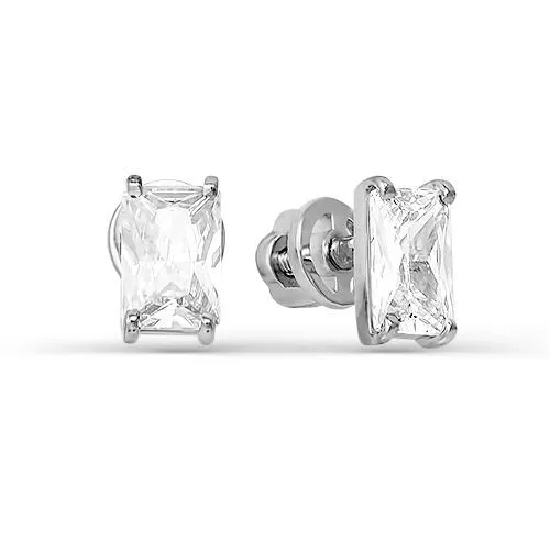 Серьги с053862 Серебро Фианит 1,28 
