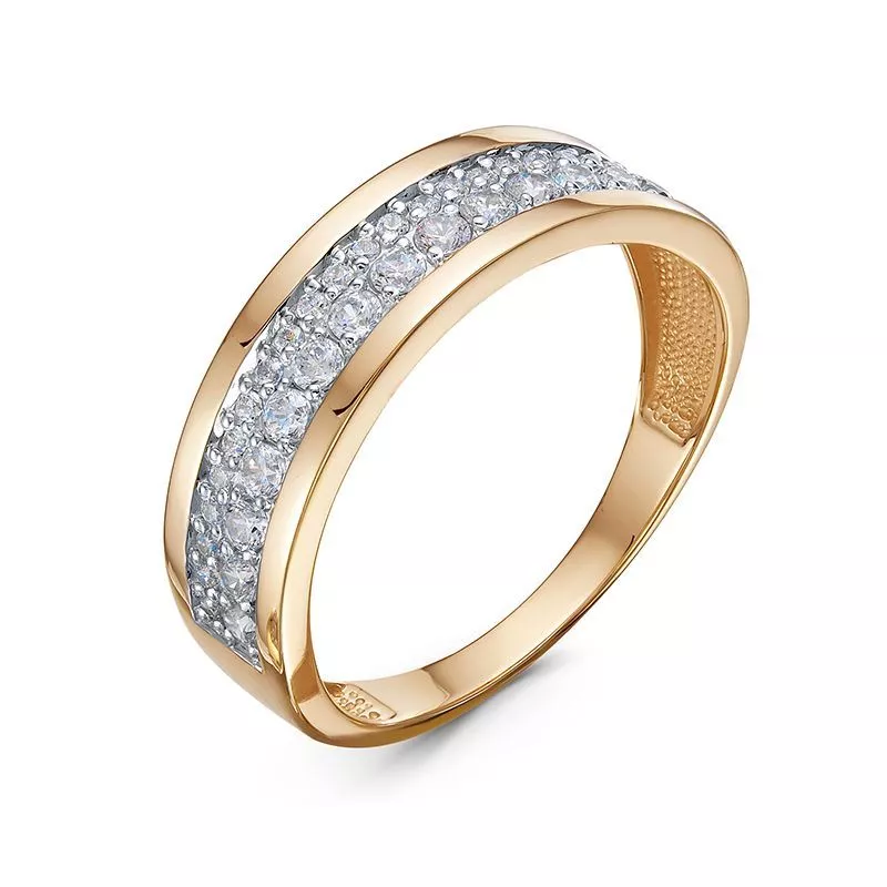 Кольцо 1100920 Золото Фианит 2,72 InStyle