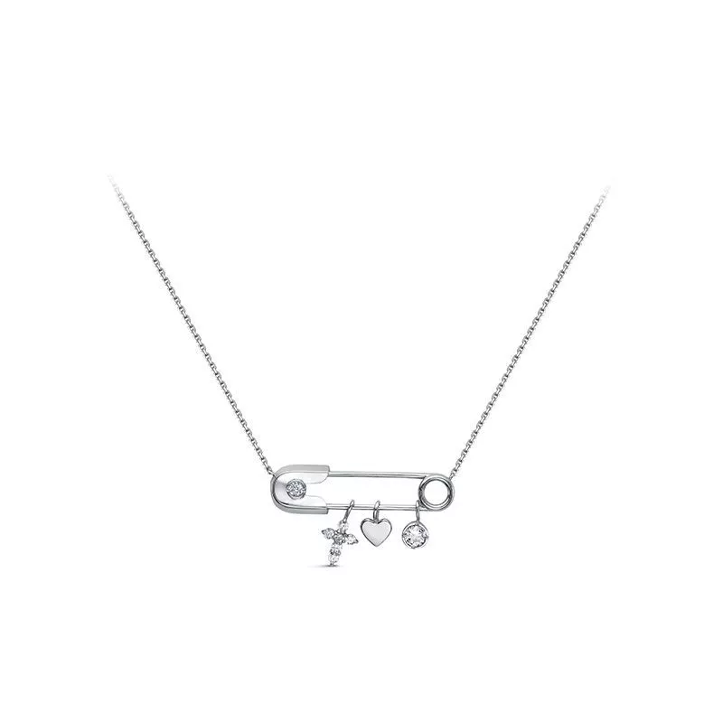 Колье с0703095 Серебро Фианит 3,41 MUST HAVE