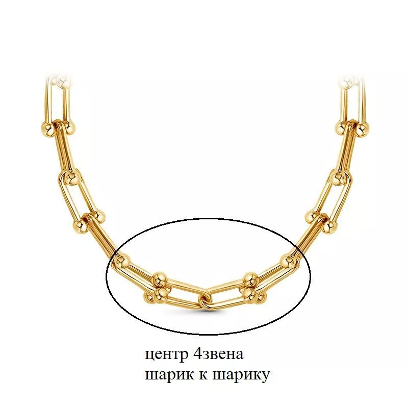 Колье л0704195/45 Золото Фианит 23 MUST HAVE