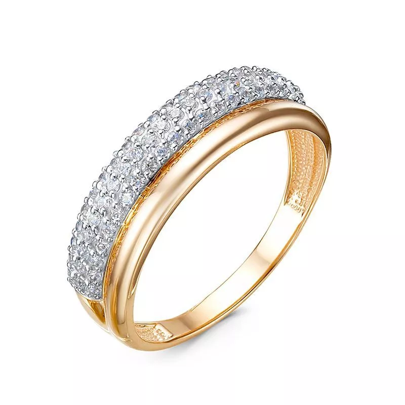 Кольцо 1100977 Золото Фианит 2,35 InStyle