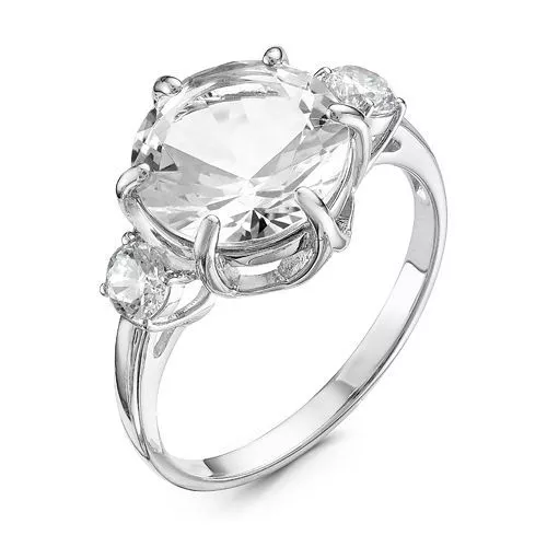 Кольцо с115628 Серебро Фианит 3,56 DELTA GLANCE