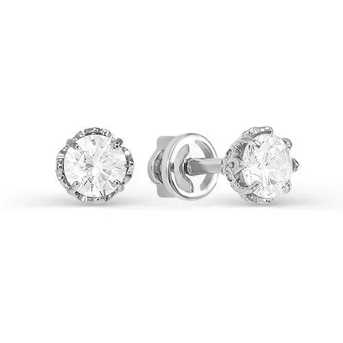 Серьги с052097 Серебро Фианит 2,07 