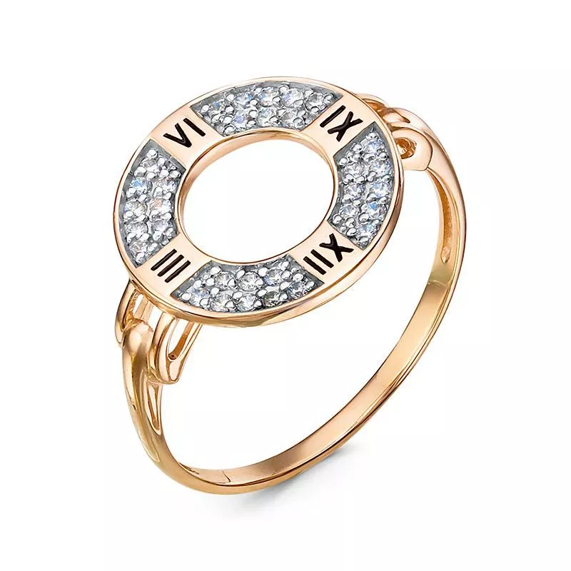 Кольцо 1104859 Золото Фианит 1,94 Time of Tiffany
