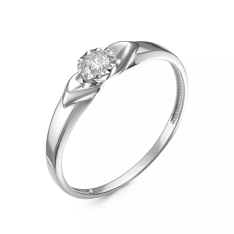 Кольцо б1100126 Золото Фианит 1,08 DIAMOND EFFECT