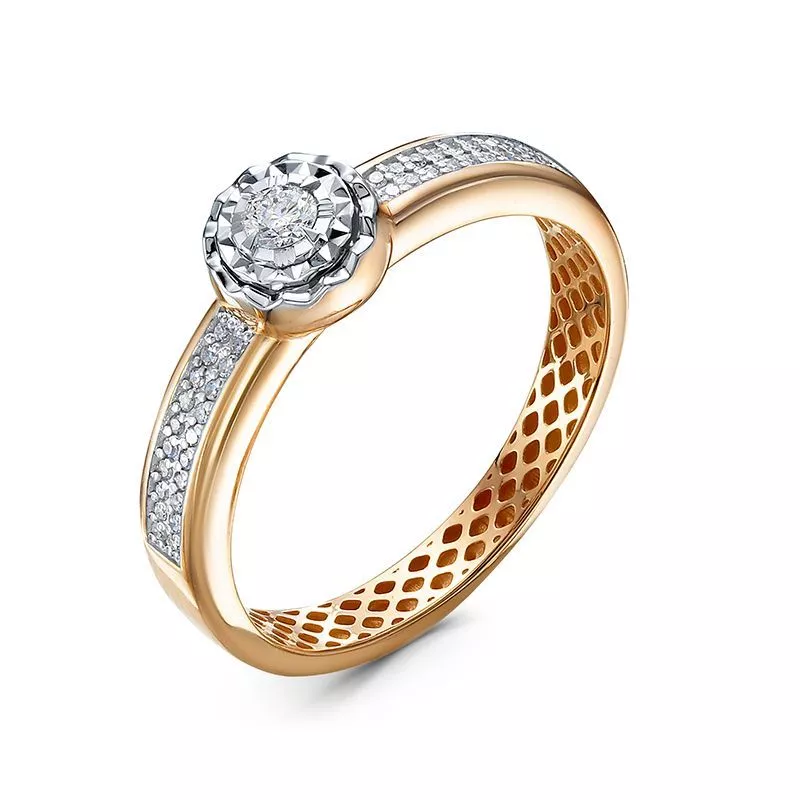 Кольцо д110663р Золото Бриллиант 1,75 DELTA LUXE Perfect