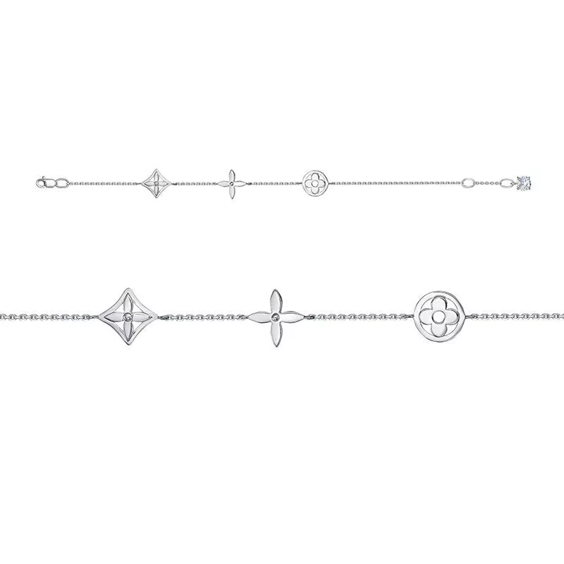 Браслет с7704785 Серебро Фианит 1,75 LV Lock