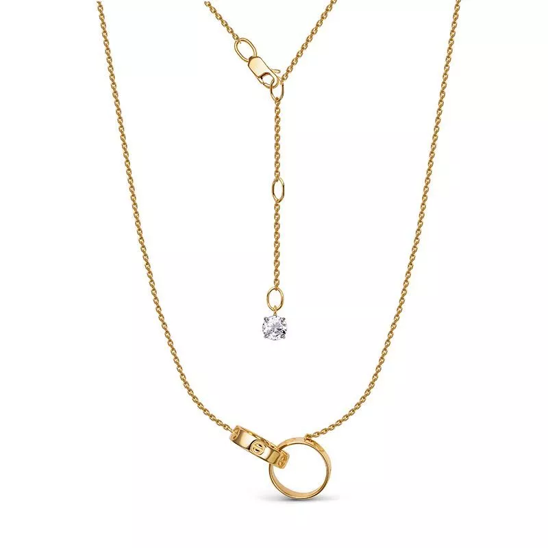 Колье л0704997 Золото Фианит 4,64 Cartier style