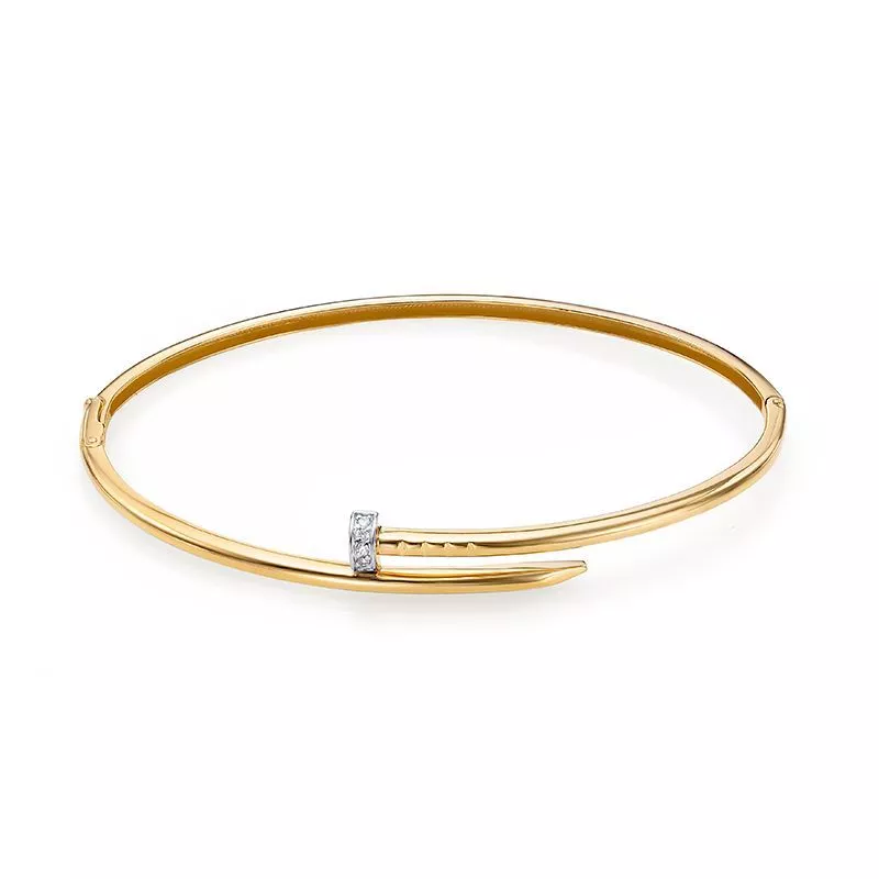 Браслет л7704940 Золото Фианит 6,44 Cartier style