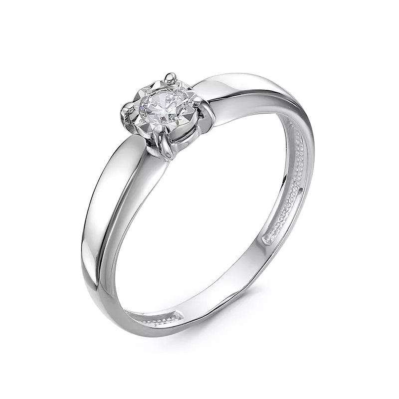 Кольцо б1100113 Золото Фианит 1,19 DIAMOND EFFECT