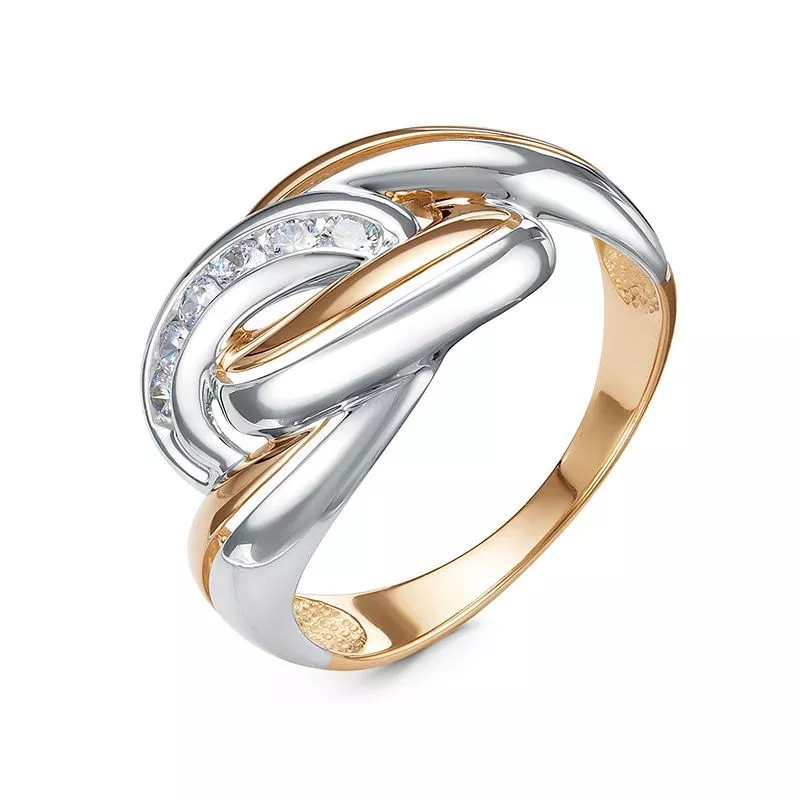 Кольцо 1102833 Золото Фианит 3,21 PRESTIGE(PLUS SIZE)