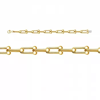 Браслет л7704193/19,0 Золото Фианит 9,91 MUST HAVE