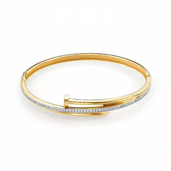 Браслет л7704942 Золото Фианит 9,72 Cartier style