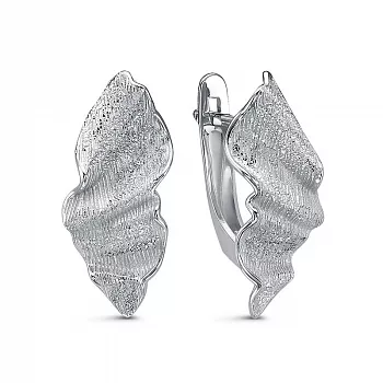 Серьги с2203894 Серебро Без вставок 2,54 Flora