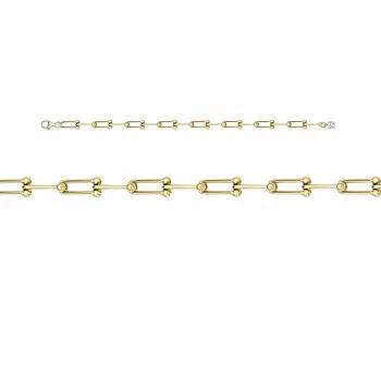 Браслет л7703617/18,0 Золото Фианит 5,99 MUST HAVE