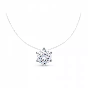 Колье с0701643 Серебро Фианит 1,3 T-collection